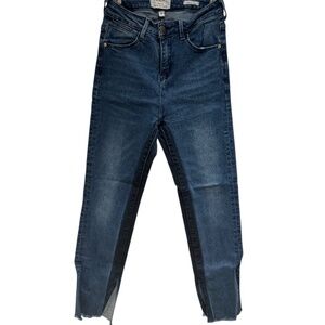 FRAME DENIM ‘Le Skinny de Jeanne’ medium/dark blue denim jeans - size 26